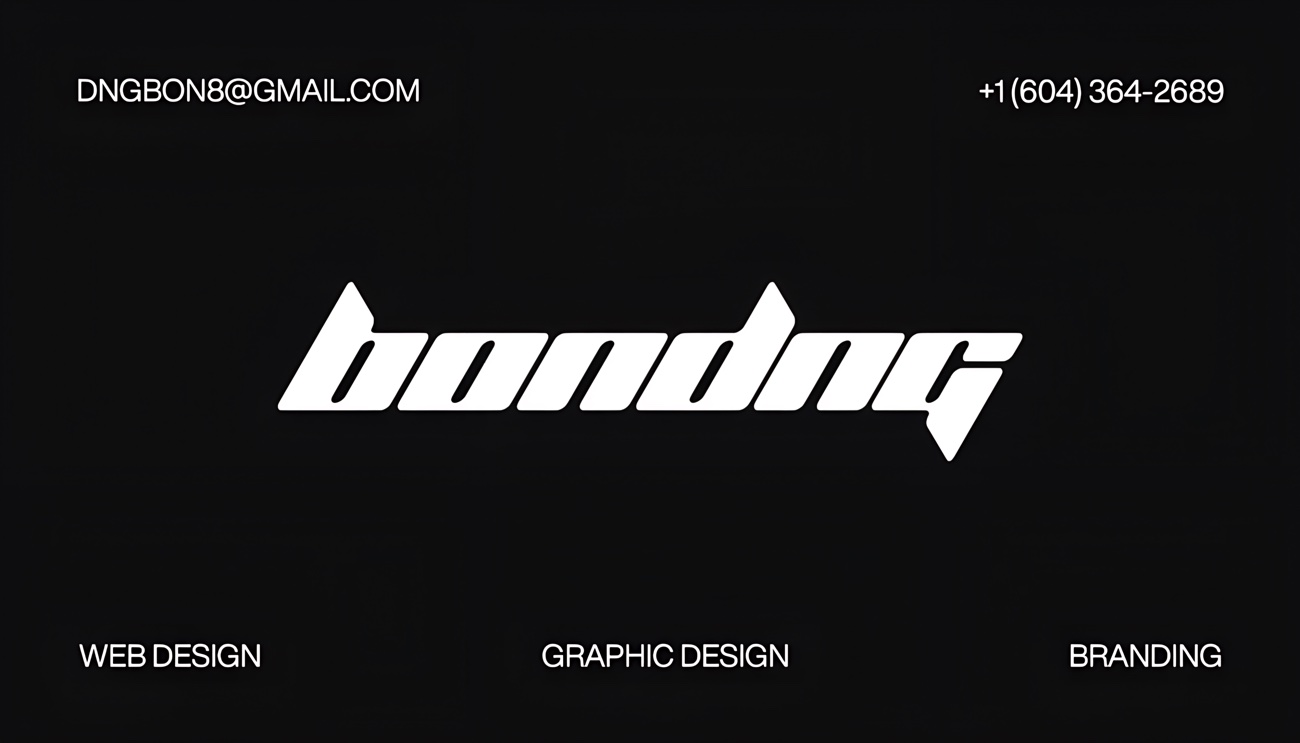 Bon Duong business card — dngbon8@gmail.com, +1 (604) 364-2689