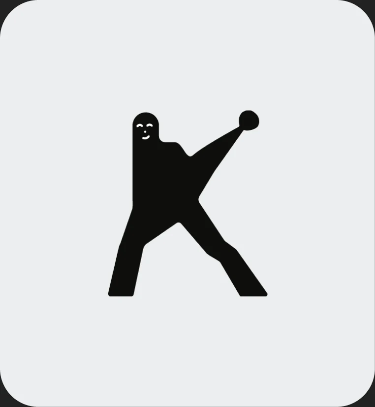 Kort brandmark on light background