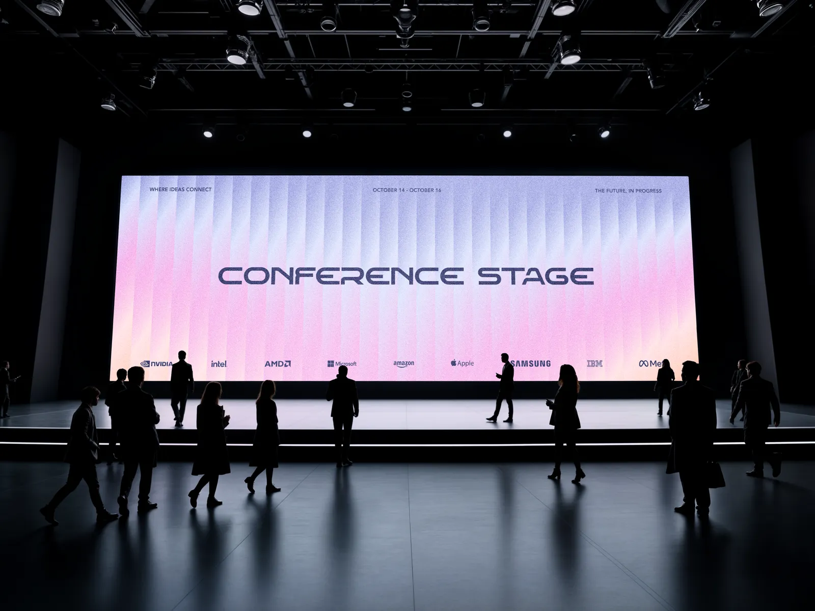 Event Led — concert stage screen design