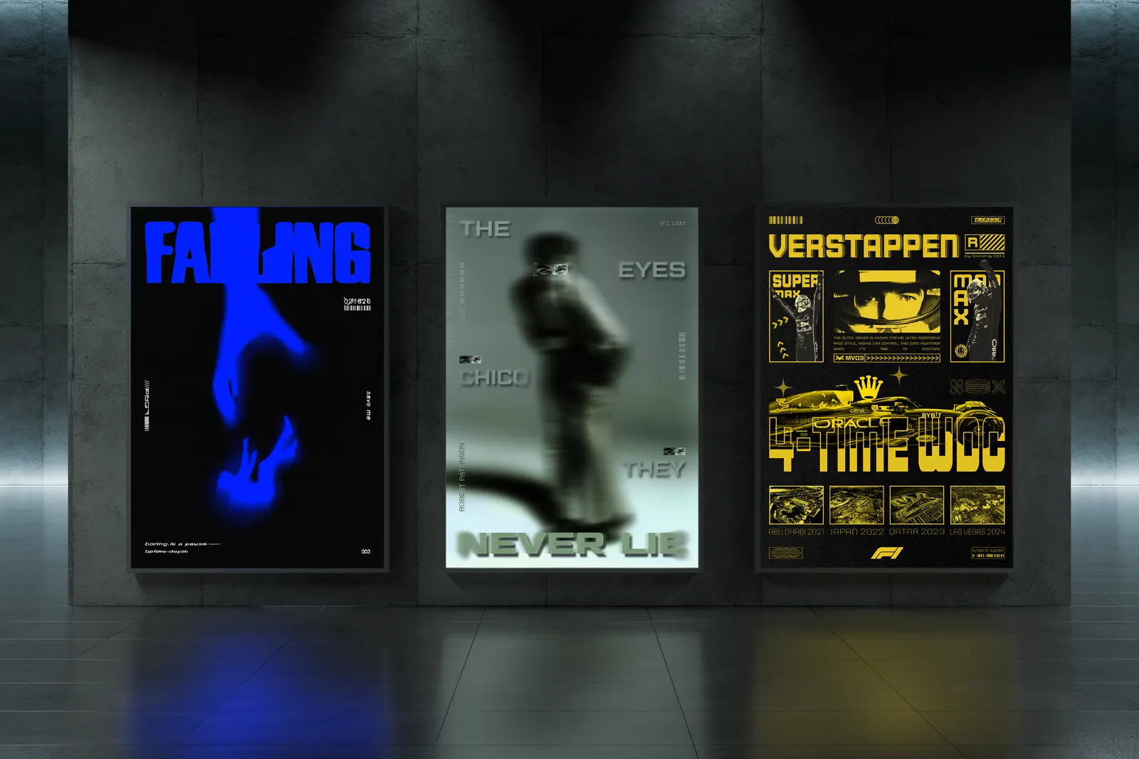 Posters — a series of graphic poster designs